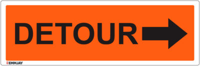 Workpalce Safety Signs - Emmjay - Detour Right Arrow Sign
