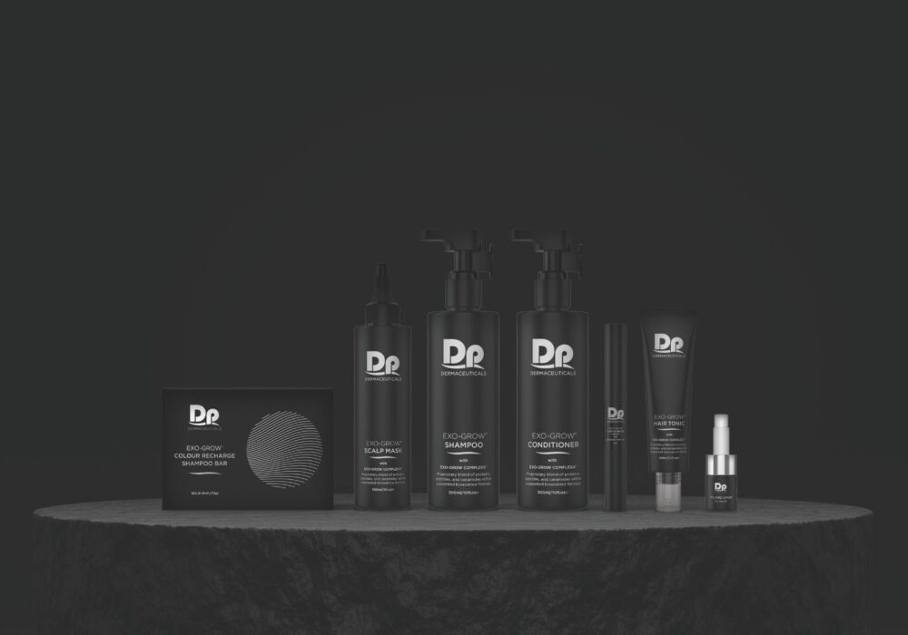 Exo Grow product range for hair loss treatment, Nelson NZ