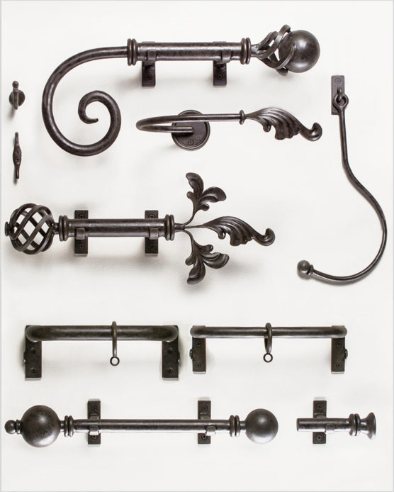 Image Of Various Hand Crafted Curtain Rods